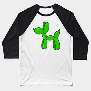 Green Balloon Dog Baseball T-Shirt